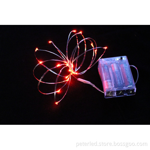 Aurora waterproof LED copper string light for festival decoration